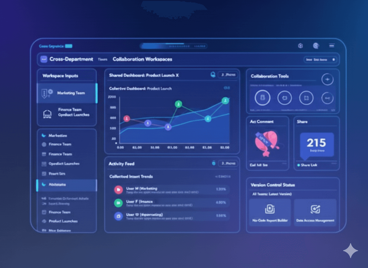 Cross-Department Collaboration Workspaces