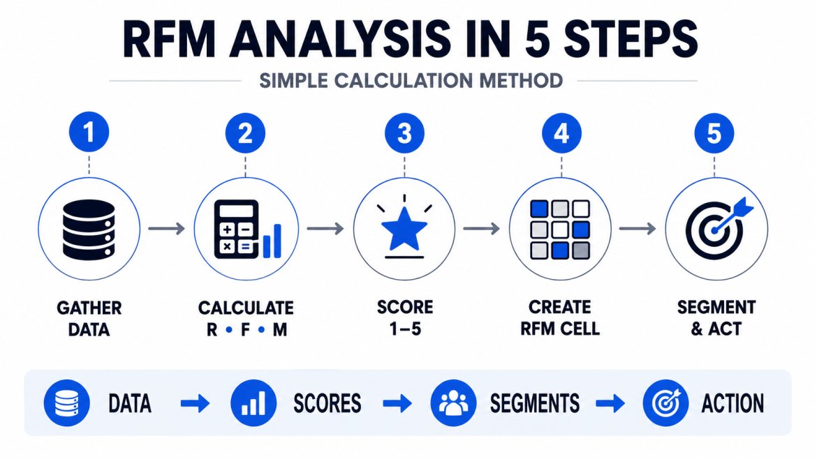 RFM analysis step-by-step
